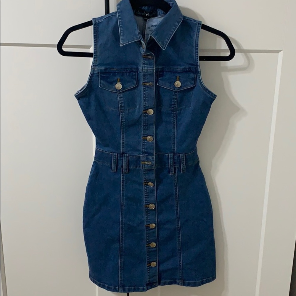 Fitted Denim Dress